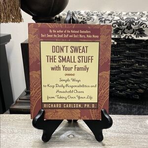 Vintage 1998 First Edition Don't Sweat the Small Stuff Book!